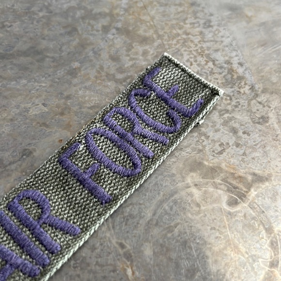 U.S. AIR FORCE embroidered tape patch - Vintage - Picture 4 of 10